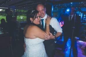 Wedding couple dancing